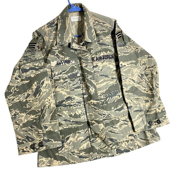 U.S. Air Force Utility Coat Womens 6 X-Short Digital Camo Patches Personalized - Picture 2 of 14